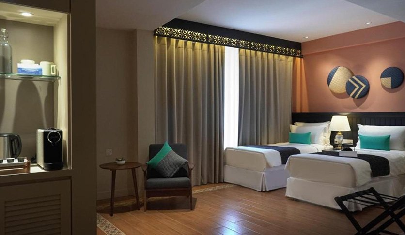 sojourn melaka hotel 2 guests junior suite twin 2